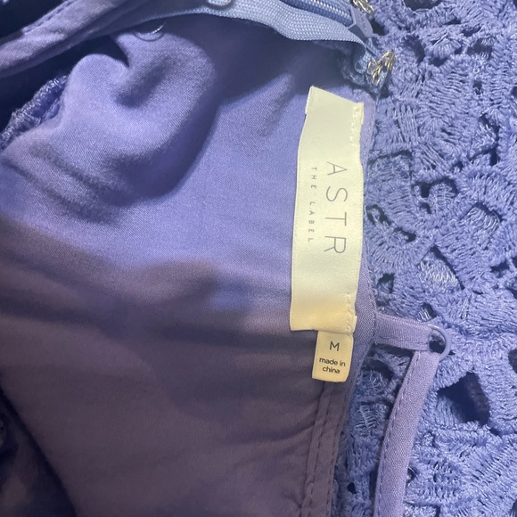 ASTR the Label Lavender Lace Midi Dress MEDIUM - Picture 10 of 14